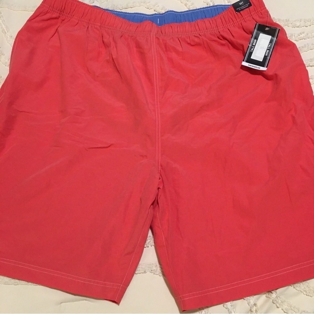 Red Swim Shorts NWT Round tree & Yorke 3xT